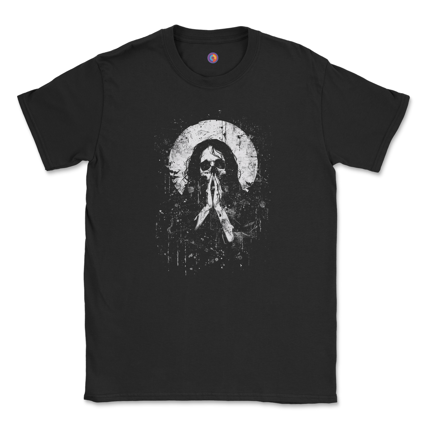 Gothic Praying Skull T-Shirt
