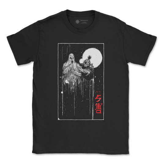 Samurai Ghost T-Shirt – Moonlight Horror Tee