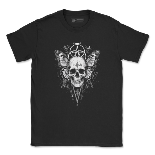 Skull With Butterfly Wings T-Shirt