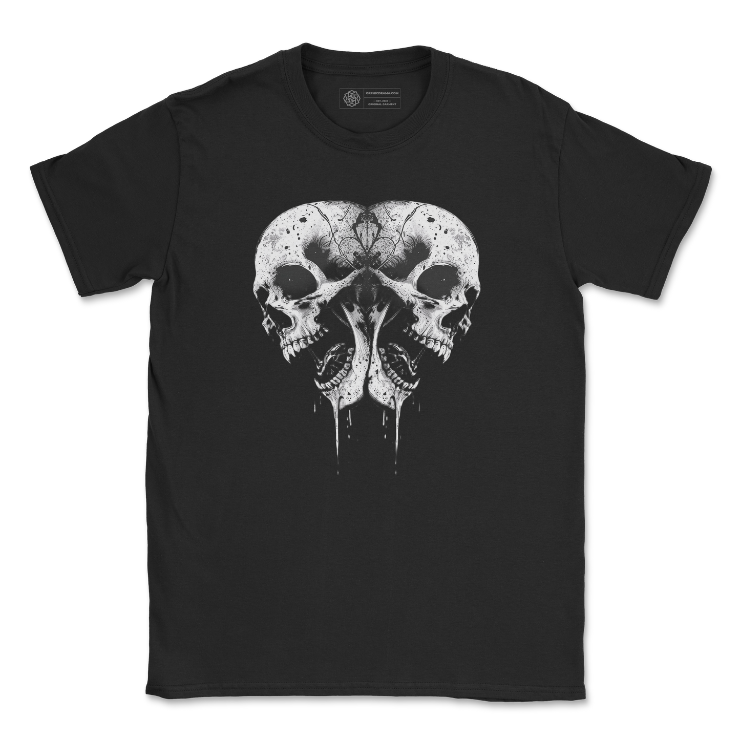 Two Heads Are Deader Than One - Skull T-Shirt