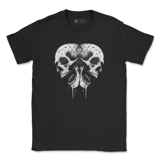 Two Heads Are Deader Than One - Skull T-Shirt