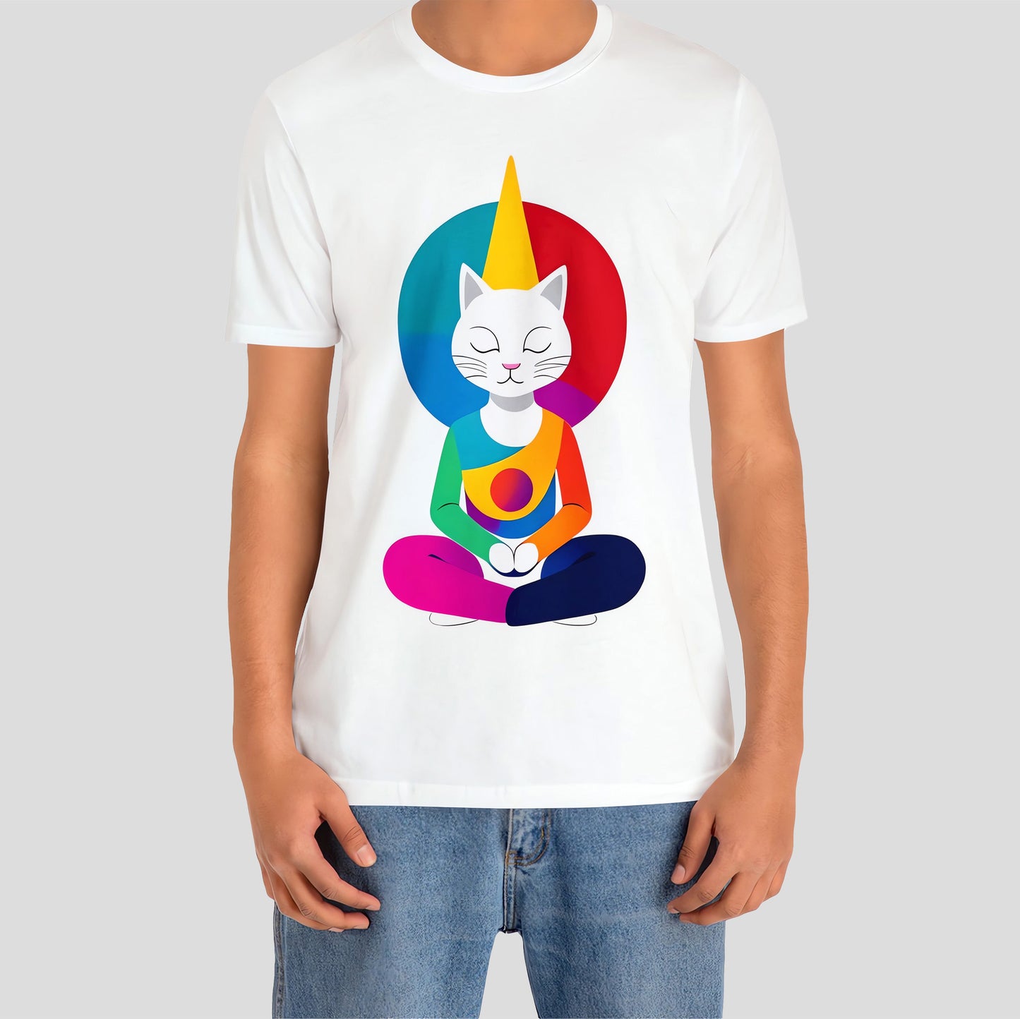 Meditating Cat T-Shirt