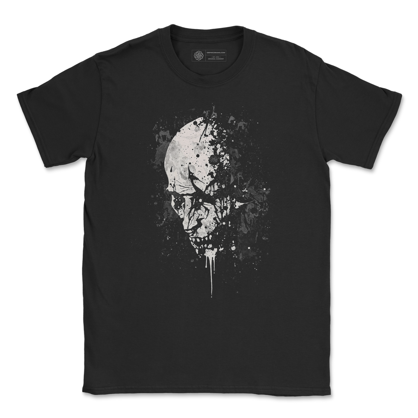 Vintage Gothic Vampire T-Shirt – Dark Aesthetic Horror Art