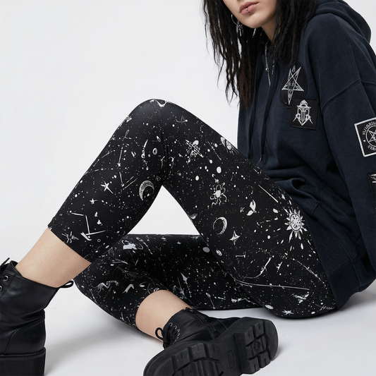 Capri Leggings – Occult Starfield