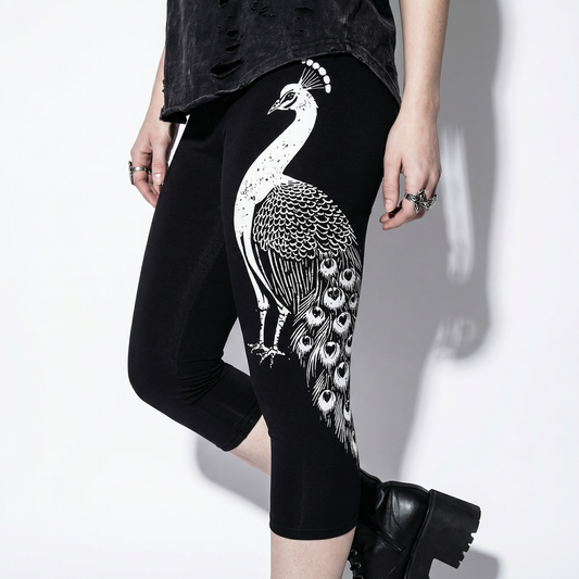 Capri Leggings - Peacock