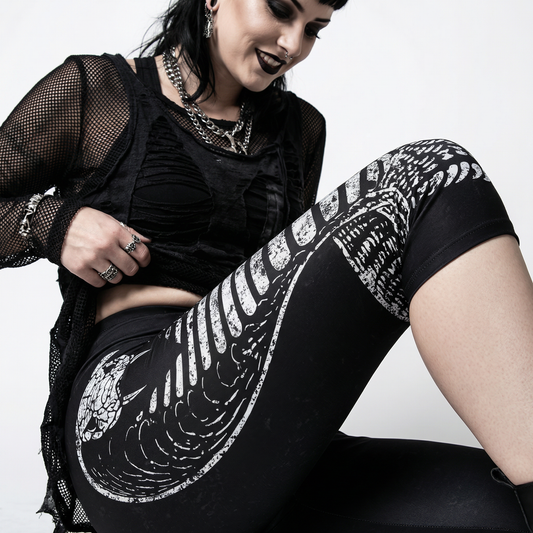 Capri Leggings – Vintage Cobra Snake