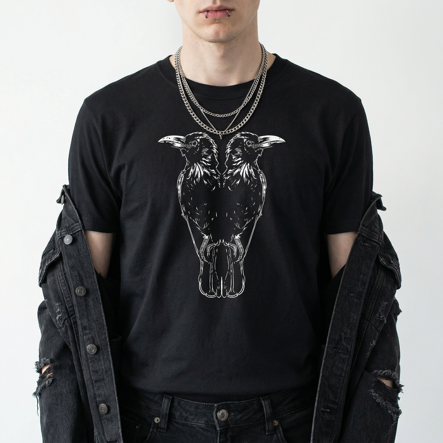 Conjoined Crows T-Shirt