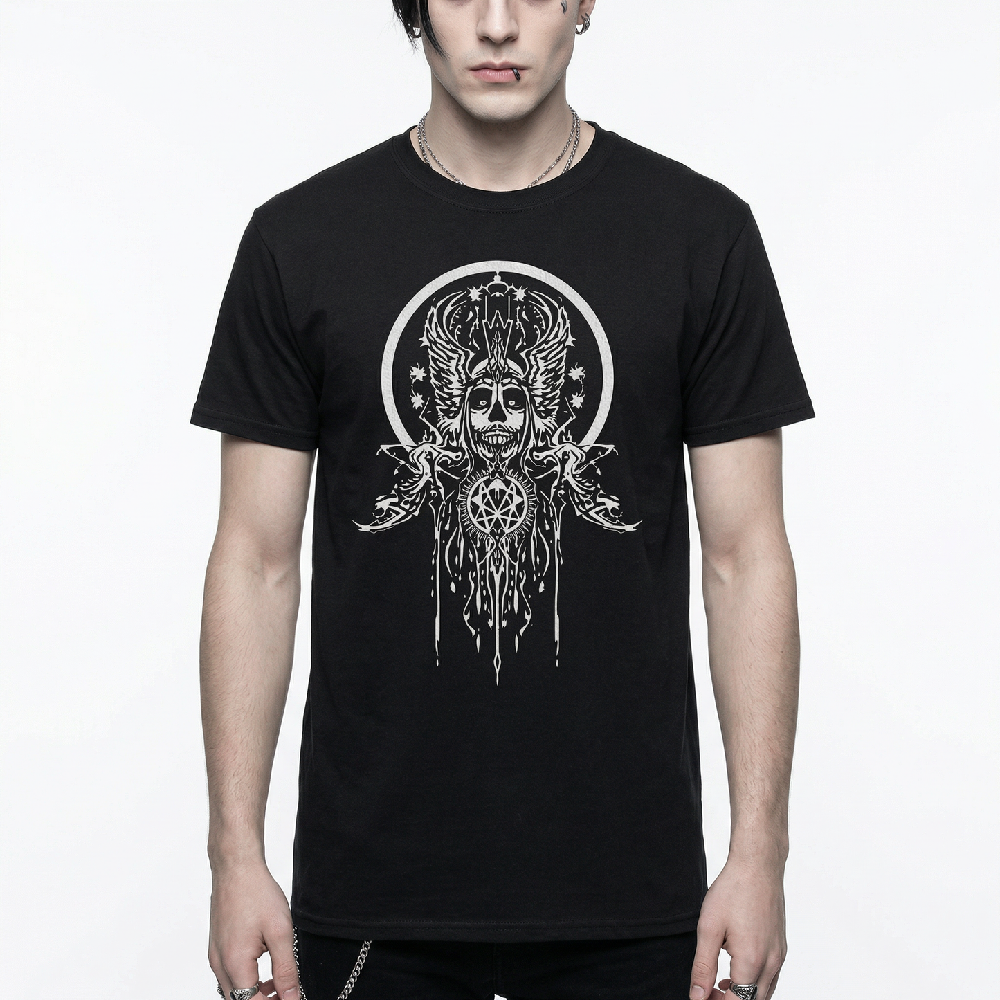 Cosmic Goddess Sigil T-Shirt – Mystical Occult Symbol