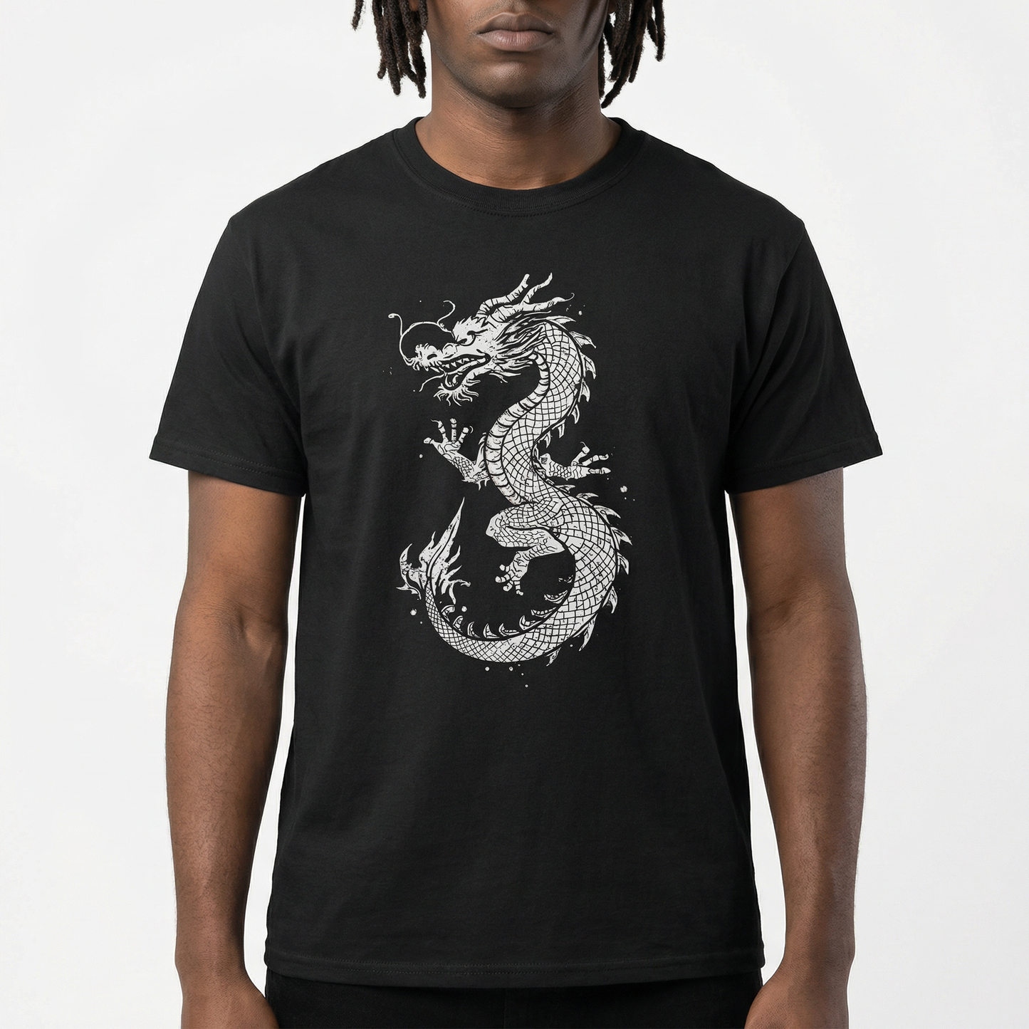 Dragon T-Shirt - Grunge Mythic Dragon Graphic Tee