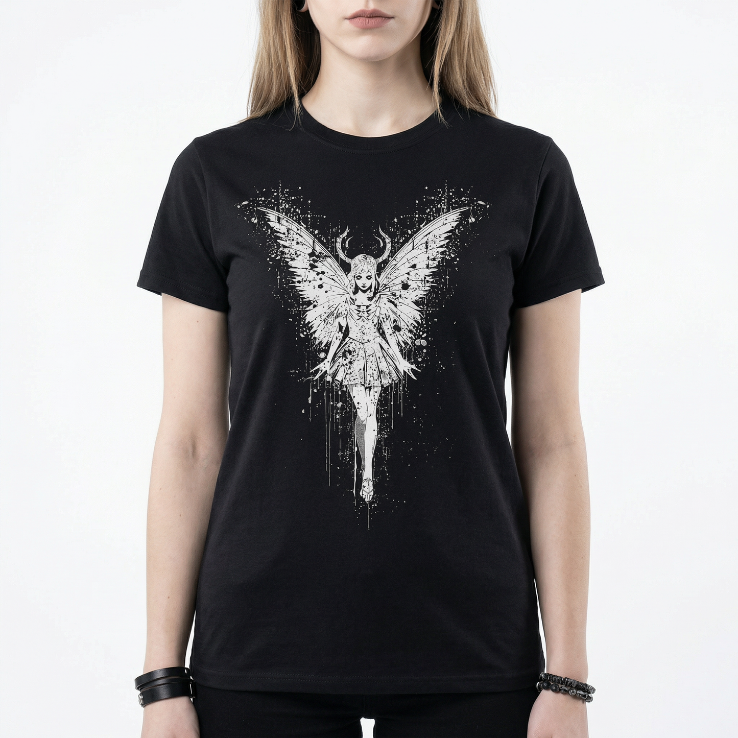 Grunge Fairy T-Shirt - Dark Fantasy Graphic Tee