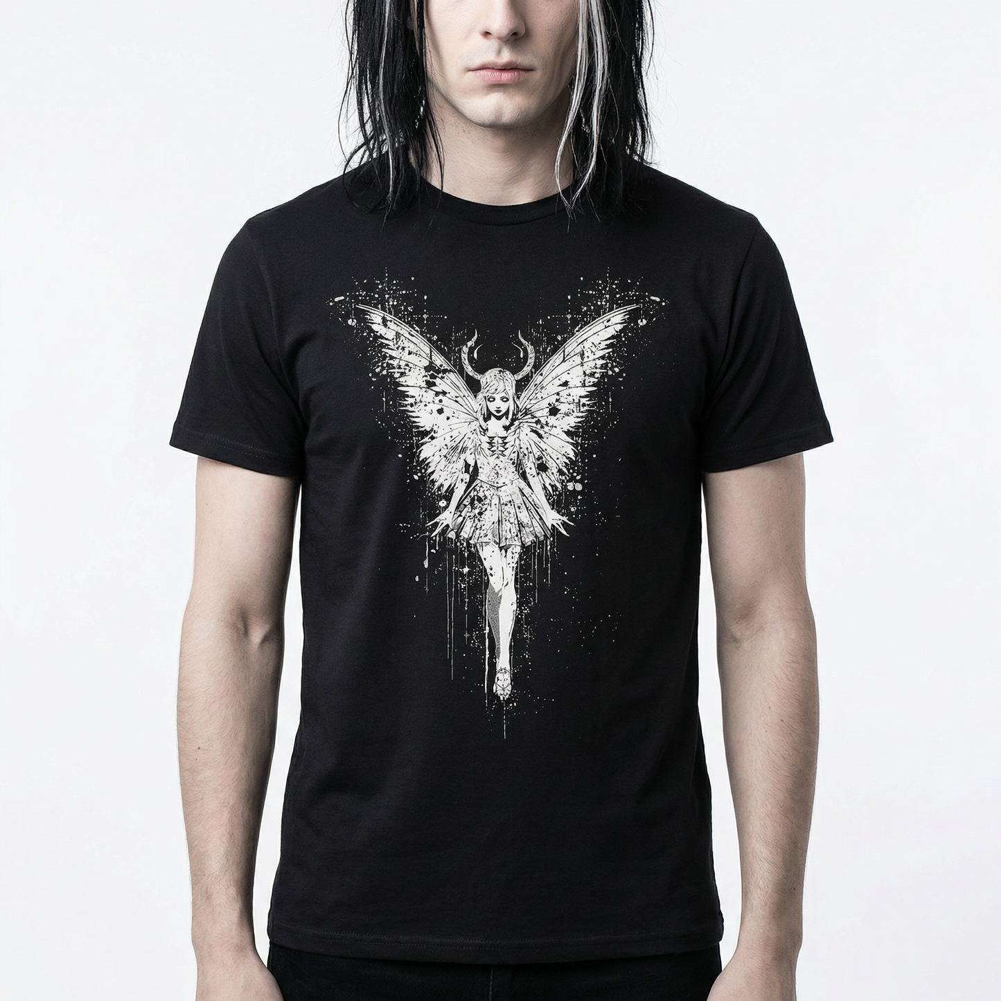 Grunge Fairy T-Shirt - Dark Fantasy Graphic Tee