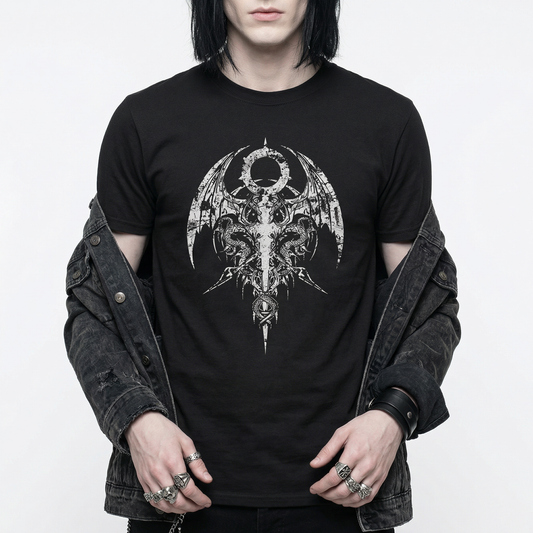 Lucifer Sigil T-Shirt - Dark Occult Symbol Tee