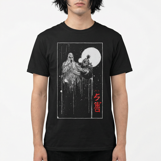 Samurai Ghost T-Shirt – Moonlight Horror Tee