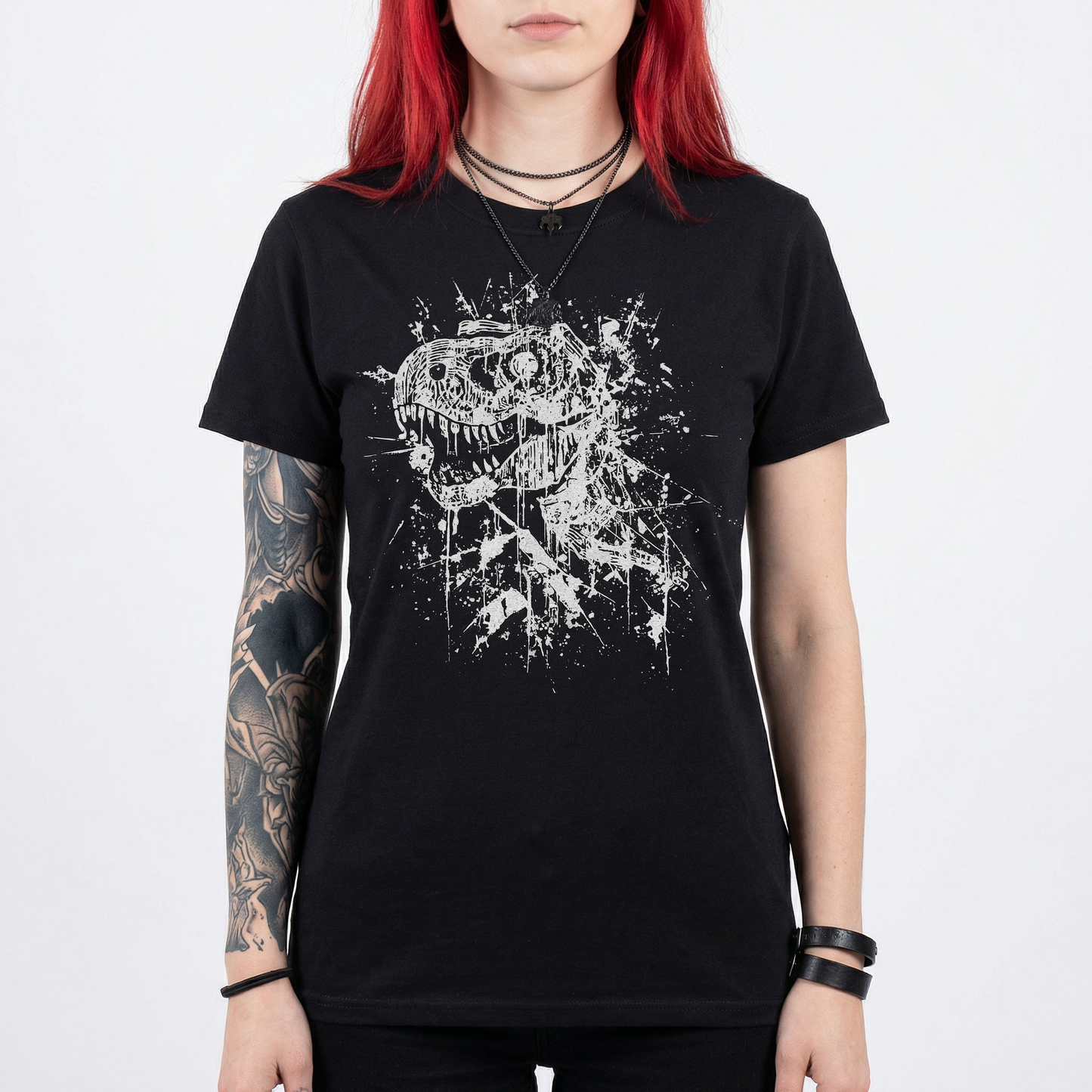 T-Rex T-Shirt - Grunge Dinosaur Illustration